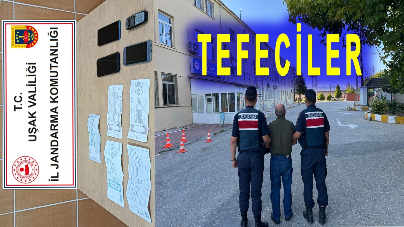 JANDARMADAN TEFECİLİK  OPERASYONU